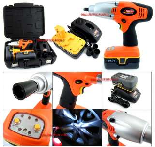 Professional 24 volt cordless impact wrench is perfect for 