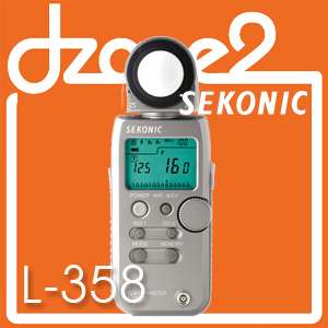 New Sekonic Light Meter L 358 L358 Flash Master #Q005  