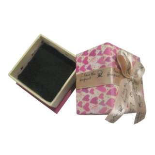 New Bow Jewelry Earrings Bracelet Package Pink Gift Box  