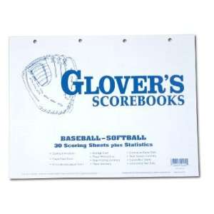  Glovers Scorebooks Baseball/Softball Scoring and Stats 