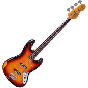   Icon VJ96MRJP Fretless Bass Guitar   Sunburst Musical Instruments