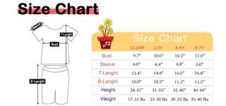   size chart and recommended height and weight for your baby