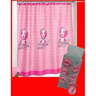 Marilyn Monroe Shower Curtain and Match Hooks Set