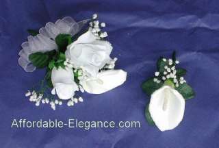 White CALLA LILY LIlies Roses Bouquets Wedding FLOWERS  