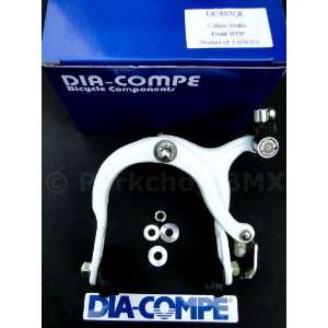   883 Nippon front BMX bicycle brake caliper   WHITE: Sports & Outdoors