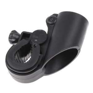 Black Cycling Bike Bicycle Front light Clip Flashlight Holder Torch 