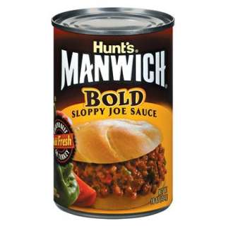 Hunts 16 oz. Manwich Bold Sloppy Joe Sauce.Opens in a new window