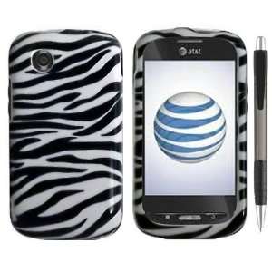 Black White Zebra Design Protector Hard Cover Case for ZTE Avail Z990 