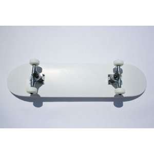  White Blank Dipped Skateboard Complete Skate Deck 7.5 