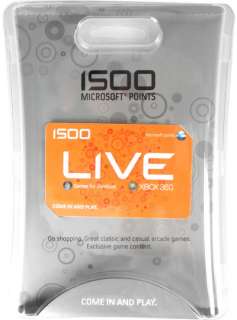 Xbox 360 Genuine Live 1500 Microsoft Points Card (Xbox 360)  