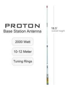 New PT99 Procomm Proton CB &10 Meter Base Radio Antenna  