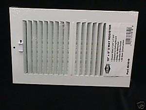 Ceiling Wall Supply Register 10 X 6 White Vent Furnace  