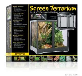 Exo Terra Screen Terrarium 24x18x24 Reptile Cage PT2646  