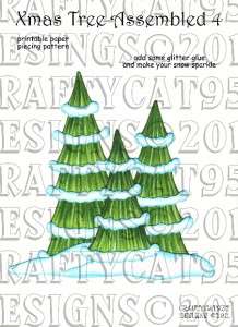 CHRISTMAS VILLAGE PAPER PIECING + SVG FILES CD BY CRAFTYCAT957 DESIGNS 