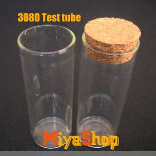 500p Clear Glass Bottle Vial Cork 40ml Wishing Oil High Borosilicate 