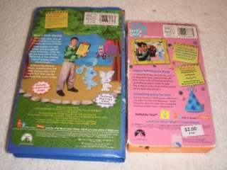 Awesome! Lot of 4 Blues Clues Kids VHS Movies  