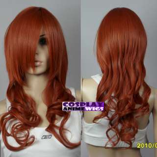 50cm Copper Red Heat Styleable Curly Long Cosplay wigs 79_350  