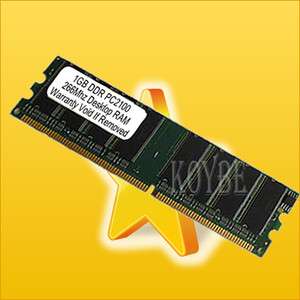 NEW! 1GB PC2100 DDR 1 GB PC 2100 266 DESKTOP RAM MEMORY  