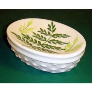  Ceramic Soap Dish for Bathroom or Kitchen Sink Case Pack 