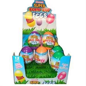 Charms Super Blow Pop Eggs, (12 Super Blow Pops Enclosed in a Plastic 