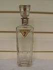   vintage seagram seven crown decorative decanter liquor bottle label