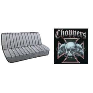  Car Truck SUV Choppers Skull Barbed Wire Print Rear Bench 