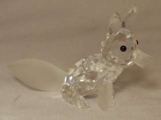 SWAROVSKI crystal LARGE FOX figurine 2 3/4 long x 2 tall  