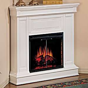  Phoenix Corner Premium White Electric Fireplaces with 23 