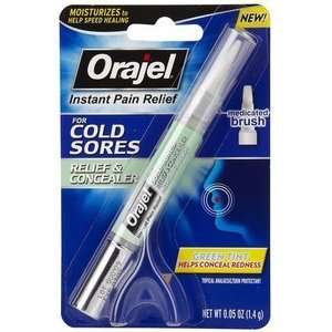 Orajel Cold Sores Relief and Concealer Health & Personal 