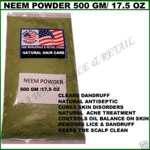 500GM Neem Powder Azadirachta indica Anti diabetic lice  