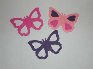12 Sizzix Butterflies Die Cuts   You Choose ur Colors  