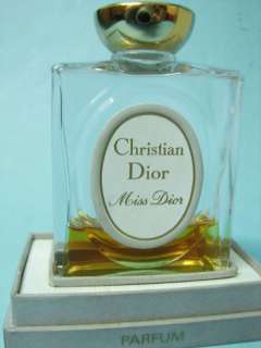 Vintage MISS DIOR by Christian Dior Perfume, PARFUM Bottle, Made in 