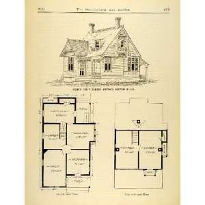 Victorian Summer Cottage Home Architecture Horace Greeley Knapp Plans 