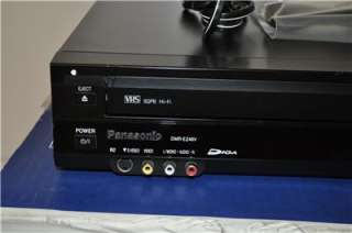 USED PANASONIC DMR EZ48V VHS/DVD RECORDER COMBO W/ HD TUNER HDMI 1080p 