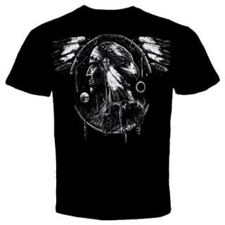 Dream Catcher american eagle indian native T Shirt  