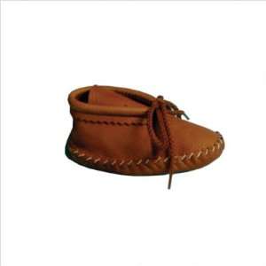   150   Saddle Toddler Deerskin Booties Color: Saddle, Size: M: Baby