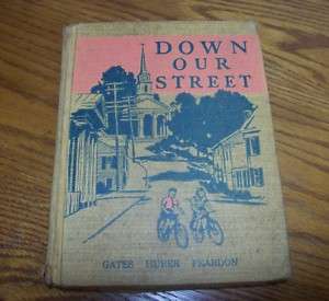 Down Our Street Book 1939 Textbook Education  