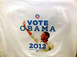 2012 Barack OBAMA President USA Campaign Election T Shirt VOTE  