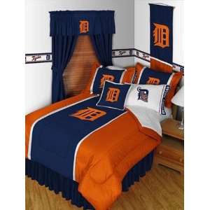  Detroit Tigers SIDELINES Jersey Material Comforter Sports 