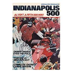  A.J. Foyt Autographed / Signed Indianapolis 500 Oficial 