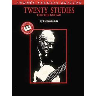 Andres Segovia   20 Studies for Guitar Book Only