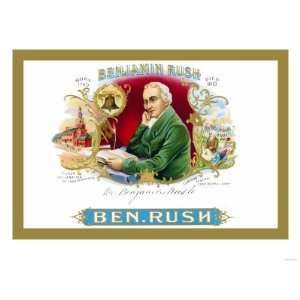 Benjamin Rush Cigars Giclee Poster Print, 24x32
