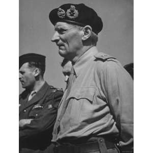  Field Marshal Bernard Montgomery During Visit to French 