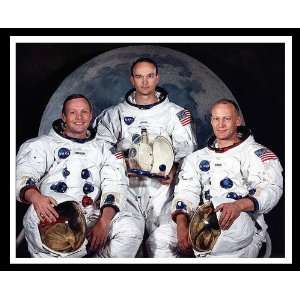 NASA Neil Armstrong, Buzz Aldrin , Michael Collins Apollo 11 Portrait 