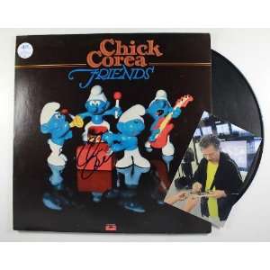 Chick Corea Autographed Friends Record Album