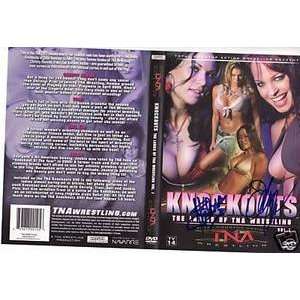 CHRISTY HEMME/GAIL KIM signed TNA Knockouts dvd