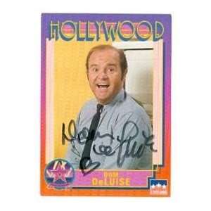 Dom DeLuise autographed Hollywood Walk of Fame trading card
