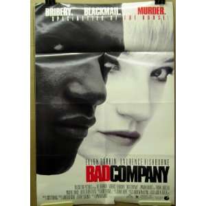  Movie Poster Bad Company Ellen Barkin Laurence Fishburne 