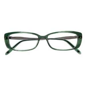  Ellen Tracy CAPRI Eyeglasses Green horn Frame Size 51 14 