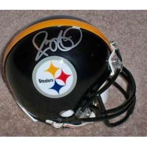 Jerome Bettis Signed Mini Helmet   w COA BUS   Autographed NFL Mini 